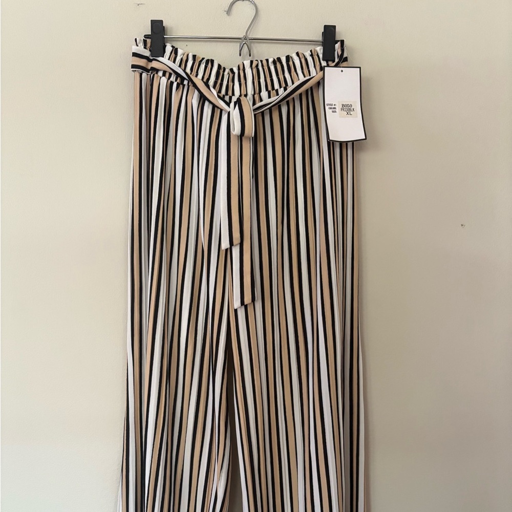 NWT Striped Women's Pants Size XL